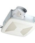 Energy Star Certified LP110 Bath Fan Delivers 110 CFM Quiet 1.5 Sones For Bathrooms Up To 105 Sq Ft White Finish With Easy No Fuss 4 Inch Oval Or 3 Inch Round Duct Install