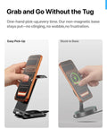 All In One Wireless Charging Station For iPhone Apple Watch And AirPods With Fast Stable Qi Charging 3 In 1 Dock hands-on view