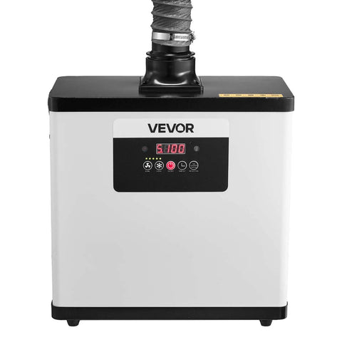 Beast Mode Solder Fume Extractor With 510 Cubic Meters Per Hour Suction Four Stage Filtration Ten Speed Brushless Smoke Absorber Front View