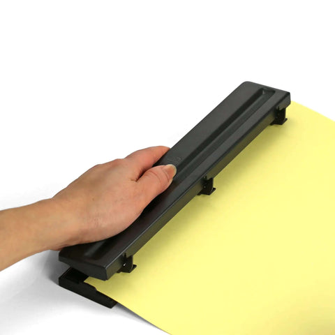 Three Hole Punch For Home Or Office No Fuss 8 Sheet Capacity Cuts 9/32 Inch Holes Through 20lb Paper Removable Chip Tray