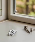 Tiny 43mm Zinc Alloy Concealed Door Hinges 4 Pack For Jewelry Boxes And Small Cabinets, Hidden Cross Folding Hardware With 180 Degree Opening