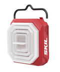 Built Tough No Sweat 20V Brushless Nine Piece Cordless Power Tool Combo Kit includes a red portable LED folding lantern.