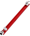 Red Pro Grade Adjustable Circular Saw Track Guide Rail Aluminum Alloy Base Rip Fence For Precise Cuts, 375x45x30 mm