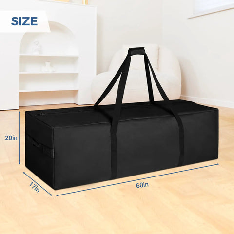 60 Inch Extra Large Duffle Bag for Travel Camping and Moving with Upgraded Zipper and Water Resistant 600D Beast Mode Fabric