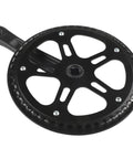 Hearty Heavy Duty 48T 165mm Alloy Bike Crankset For Single Speed And Fixed Gear Builds With Smooth Power Transfer And Durable Lightweight Construction That Really Sells The Ride Experience, black 48T crank arm