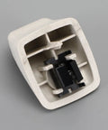 Underside view of Sun Visor Retainer Clip Bracket For Ford Escape 2010 2011 2012 And Mercury Mariner 2010 2011 in beige OE style