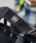 Close-up of padded adjustable shoulder strap on a tool tote, compatible with 5003 Series bags, built for heavy duty use.