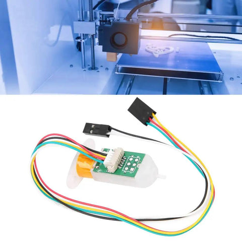3D Touch Auto Bed Leveling Sensor for 3D printers, showing wires and sensor detail, Intelligent Z Axis Compensation