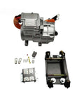 Universal 18CC DC Electric AC Compressor Smooth Operation 12V 48V 72V 96V R134a Scroll design with accessories for electric trucks.