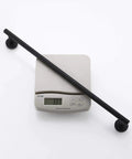 Matte Black Towel Bar Wall Mount For Bathroom And Kitchen No Fuss Easy Install 23.6 Inch Stainless Steel on digital scale