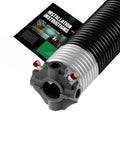Heavy Duty 2 Inch Garage Door Torsion Spring With Black Cone 0.218 X 2 X 26 Inches Weather Resistant Replacement and instructions