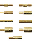 Slick 9 Piece Gun Cleaning Rod Adapter Kit Featuring Male Female 5 40 8 32 10 32 Thread Converters all brass components.