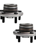 Front Wheel Bearing Hub Assembly 5 Lug With ABS Fit Dodge Magnum 2005-2008 RWD Charger 2006-2011 RWD Challenger 2008-2011 All Models And Chrysler 300 2005-2011 RWD Durable High Load Capacity Bearing Steel pair