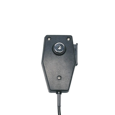 Back view of 6 Pin CB Radio Microphone For Truck Plug And Talk Mic with Noise Canceling Core Crystal Clear Voice No Wiring Diagram Needed.