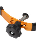Beefy T Track Clamp Set For CNC Routers And Milling Machines, Heavy Duty Hold Down Clamps With Aluminum Alloy Bodies And Rubber Pads, 5 3 8 Inch Long, Fits 3 Inch Workpieces, 4 Piece Set