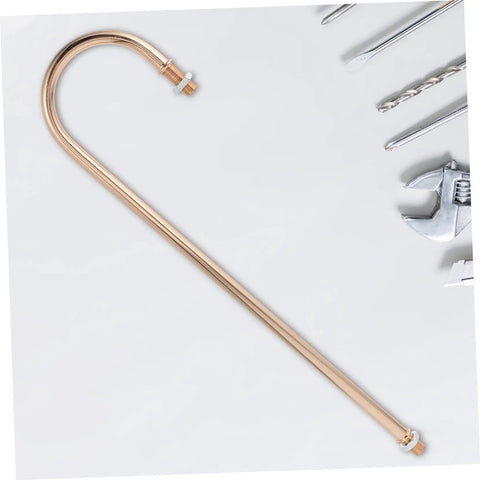 Adjustable Curved Lamp Rod Replacement With Threaded Hardware DIY Quick Fix For Lamp Repairs Versatile Lighting Angles Flexible