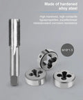 Pro Grade Beefy Metric Tap And Die Set M2 To M18 Rethreading Kit with 45 steel tap and dies for durable threading