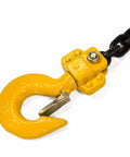 Heavy Duty Lever Block Chain Hoist And Comealong Puller With 6 Ton Capacity showing durable yellow hook and chain.