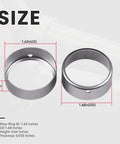Diagram of Two Piece 33517U Spindle Sleeve With Lube Hole For UFP Boat Trailer Spindle, dimensions shown.