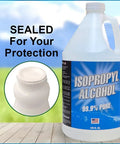 Top Notch High Purity Isopropyl Alcohol IPA Ninety Nine Point Nine Percent Pure Made In USA Four Pack Thirty Two Ounce Bottles For Cleaning Disinfection Lab Use No Fillers Just Pro Grade Rubbing Alcohol sealed 128 oz jug