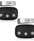 Two Pack Garage Door Remote For Linear Opener Systems 318 MHz Compatible With LD050 LD033 LDCO800 Replaces MCT 11 ACT 31B