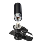 Mobile Ham Radio Antenna Dual Band VHF UHF 136-174 MHz 400-470 MHz with Lip Mount Bracket and UHF PL259 Connector