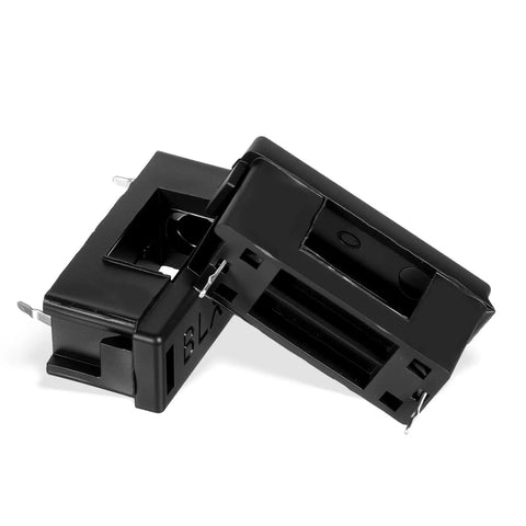 Black plastic 30 Pack 5 X 20 mm PCB Fuse Holder Kit with cover for household appliances and machine tools.