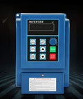 380V 4kW Three Phase VFD Inverter With PWM Control Variable Frequency Drive showing front panel and buttons