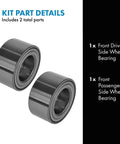 Front Wheel Bearing Hub Kit Pair For Elantra Veloster Forte Koup Soul Wheel Hub Assemblies For Driver And Passenger Sides 2 Piece Set Replacement Parts Easy Install Diy Video Guides Included