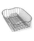 Compact Stainless Steel Sink Drain Basket With Chrome Finish For Small Kitchens, Coated Durability, 15 1/4 x 12 1/2 in