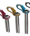 Ice Screw Built To Shred With Foldable Stainless Crank Teeth Guard Cap And Color Coded Knob For Quick Length ID shown