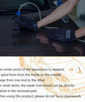 Paintless Dent Repair Kit For Auto Body And Car Dents Induction Heater Hotbox Tool in use on car hood, close-up
