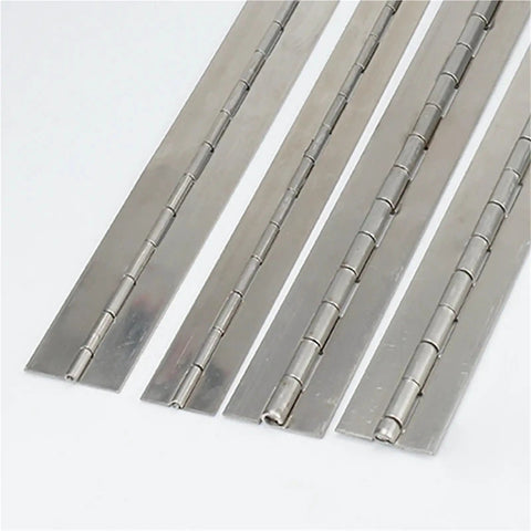 Heavy Duty 304 Stainless Steel Piano Hinge For Cabinets And Furniture, Multiple Inch Size Options, Corrosion Resistant, Continuous