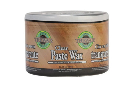 Pro Grade Carnauba Furniture Polish Paste Wax For Hardwood Floors Granite Marble And Bronze in a 12.35 oz tin.