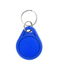 Blue 100 Pack 125KHz RFID Key Fob Tags EMID Read Only For Door Access Control EM4100 4102 Compatible ID Fobs For Secure Entry