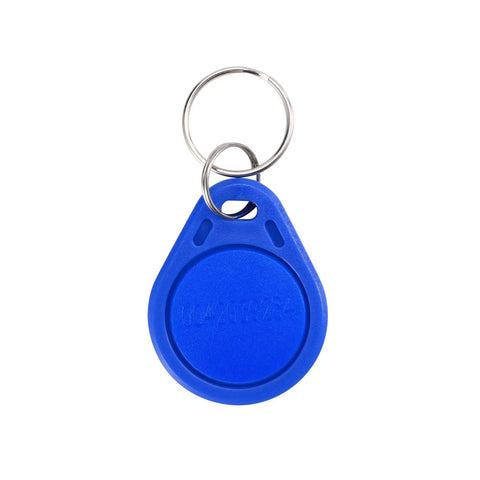 Blue 100 Pack 125KHz RFID Key Fob Tags EMID Read Only For Door Access Control EM4100 4102 Compatible ID Fobs For Secure Entry
