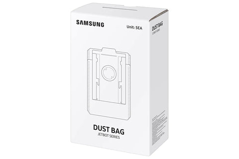 Jet Bot Clean Station Dust Bags Pack Of 5 Replacement Bags For Jet Bot AI Plus And Jet Bot Plus Vacuum Cleaner Box Packaging