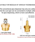 Easy Setup Hot Melt Glue Dispenser 30ml With Foot Switch And Mounting Bracket For Electronics Assembly, No Sweat To Use, Precise Glue Flow From Continuous To Drip, Rotatable Heating Head For Clean, Reliable Bonding. Luer glue head and 22G needle adapter