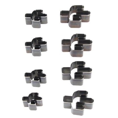 Eight Piece Cactus Shaped Leather Cutter Die Set For DIY Leather Craft Punch Die Tool Kit With Durable High Carbon Steel Punches