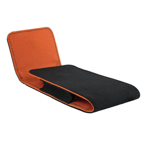Phone Holder With Magnetic Closure And Belt Clip For iPhone Google LG And Samsung, 1680D ballistic nylon, open view
