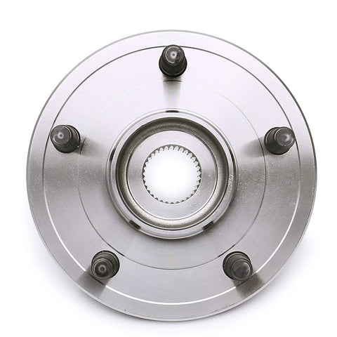 Front view of Front Wheel Bearing Hub Assembly For 2006-2008 Dodge Ram 1500 4 Wheel ABS 5 Lug Crew Cab and Standard Cab.