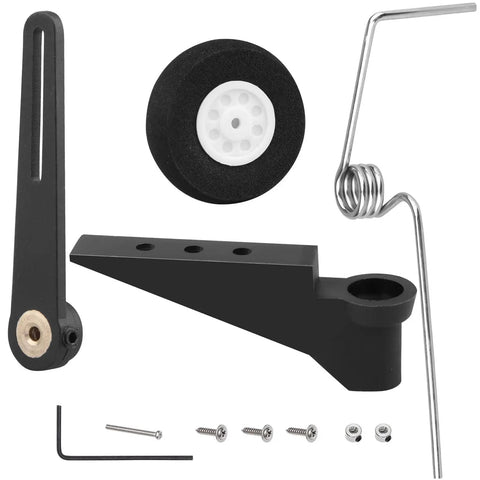 Tail Wheel Assembly For RC Airplane 60x25mm D28 30 Replacement Part For 50cc 120cc Nitro Electric Planes components