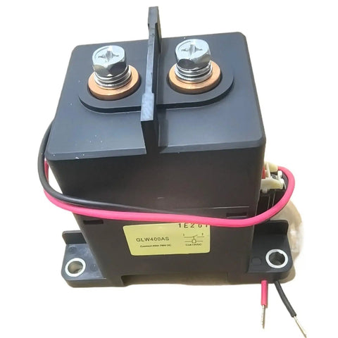 Heavy Duty High Voltage DC Contactor 12 Volt Coil Drop In Replacement 750 Volt 400 Amp Switch with wiring and screws