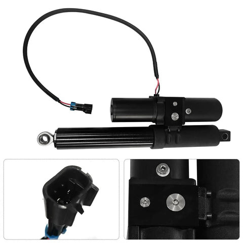 Heavy Duty Hydraulic Cargo Bed Lift Actuator Replacement For Kawasaki Mule Pro Dx Dxt Fx Fxt Fxr 2015 To 2023, showing actuator cylinder and connection.