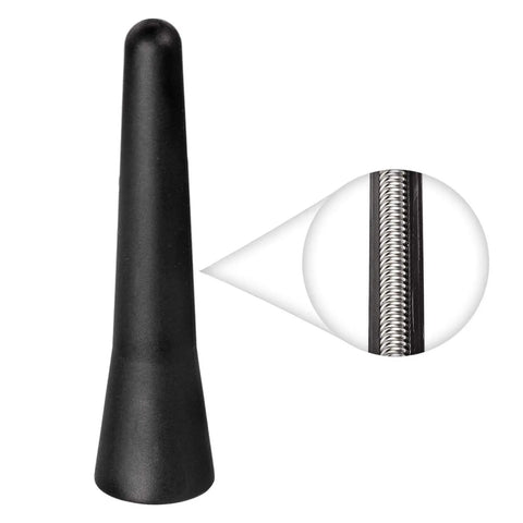 Short Rubber Car Roof Antenna Mast, 2.5 Inch Universal FM AM Stereo Antenna For Roof Mounted Radios, interior coil detail