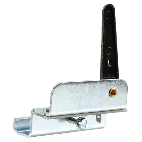 Close-up of Genie Screw Drive Garage Door Opener Limit Switch Replacement 20113R 19795S 22785R, aftermarket part for drive openers.