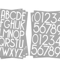 3 Inch White Self Adhesive Vinyl Letters And Numbers Kit For Addresses And Signs DIY Friendly Easy Peel And Stick
