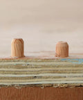 30 Pcs Wooden Dowels Assorted Set Fluted Grooved Dowel Pins In 6mm 8mm 10mm For Crafts Furniture Woodworking DIY Carpentry Natural Hardwood Durable