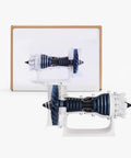 Jet Engine Model Components Kit 006 3D Printed Parts Set For Maker World Hardware Projects Two Sets High Detail Upgrade And Replacement Components For Jet Engine Building Dope Build. Two 3D-printed jet engine parts with stand and box