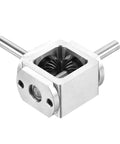 Beefy Right Angle 90 Degree Bevel Gearbox One To One Reducer With Aluminum Frame And Eight Millimeter Shaft 20 Tooth Gear